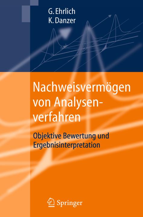 Produktbild Nachweisvermögen von Analysenverfahren (Deutsch, Günter Ehrlich, Klaus Danzer, 2012)