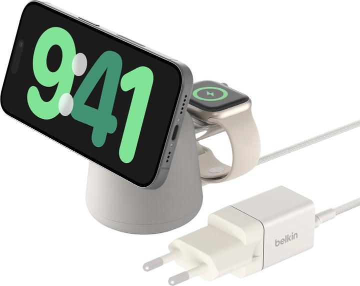 Produktbild Belkin BoostCharge Pro 2-in-1 MagSafe Ladestation (15 W)