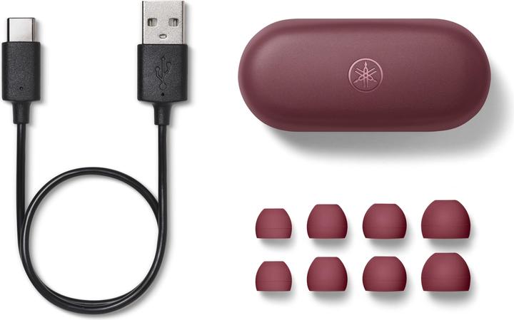 Image du produit Yamaha Tws In Ear Tw-E3c Red (ANC, 9 h, Sans fil)