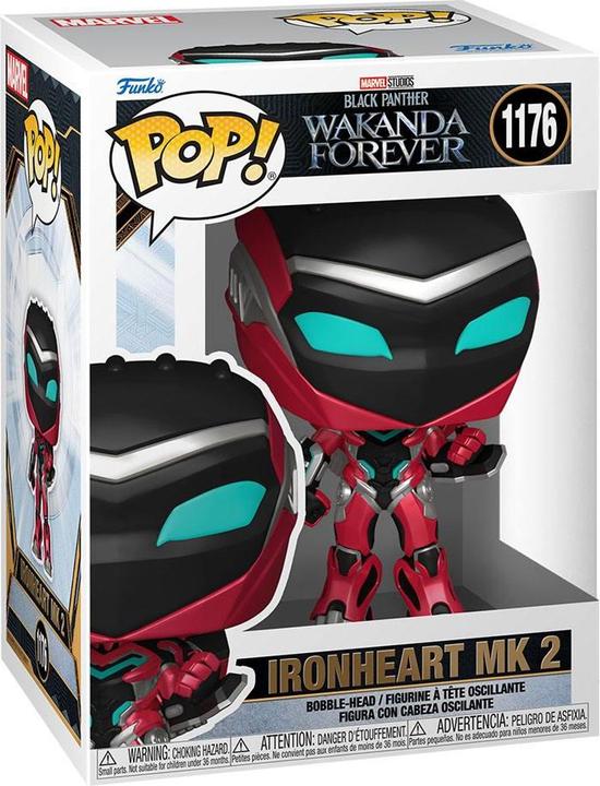 Image du produit Funko POP! Marvel BP Wakanda Forever Ironheart MK 2 (1176)