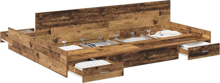 Actual product image vidaXL Moderner Bettrahmen (140 x 200 cm)