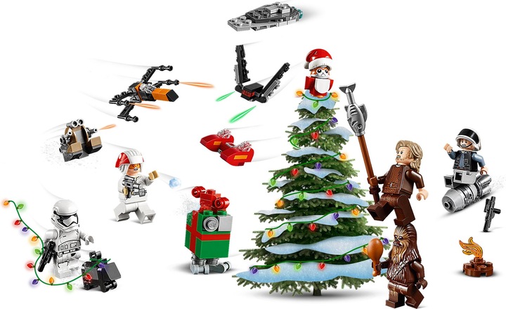 Actual product image LEGO Star Wars advent calendar
