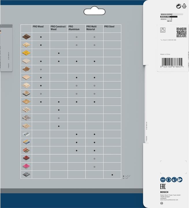 Immagine prodotto Bosch Professional Zubehör Lama circolare per legno PRO, 260 x 3,2 x 30 mm