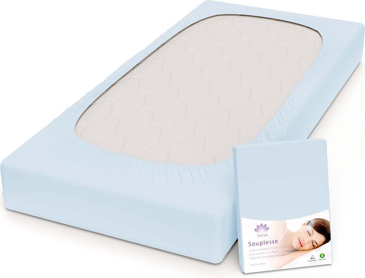 Produktbild Lotus Bettwaren Jersey Fixleintuch Souplesse (200 x 200 cm, 200 x 220 cm)