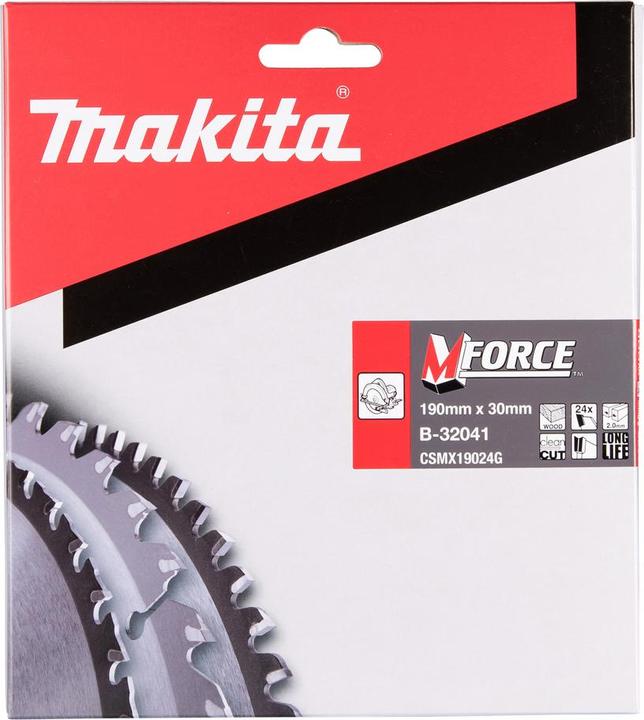 Image du produit Makita Lame de scie circulaire M-FORCE 190x30x