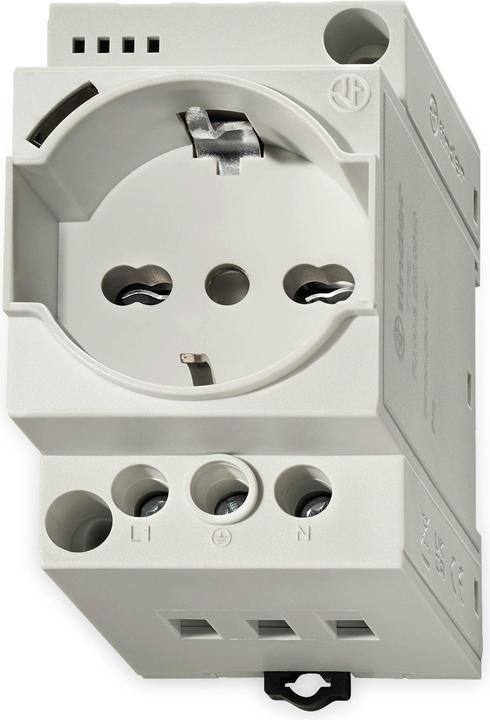Produktbild Finder Schaltschrank-Steckdose 7U.00.8.230.0000 Grau (RAL 7035) 1 St.