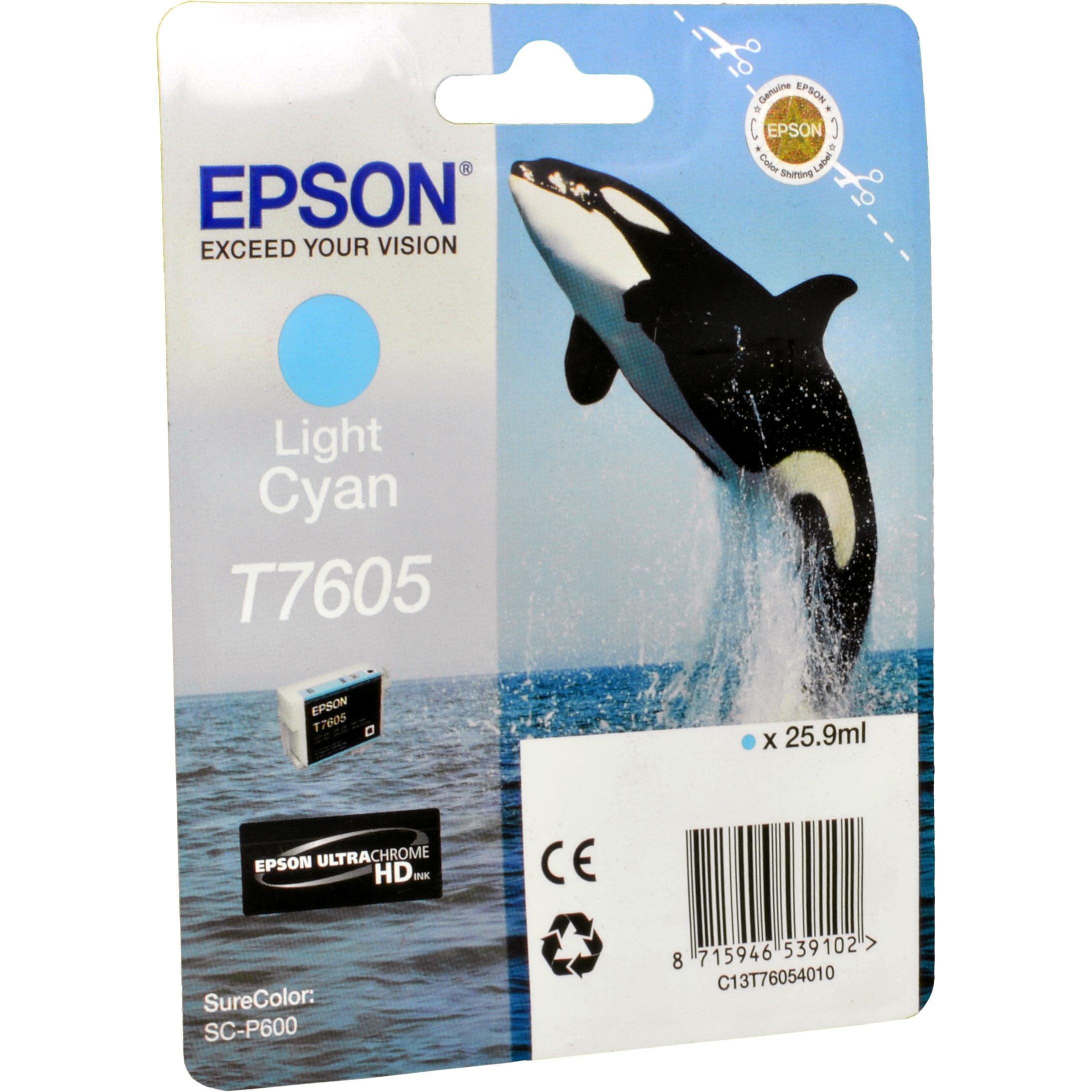 Thumbnail - Epson, Druckerpatrone, T7605, Ultra Chrome HD (LC)