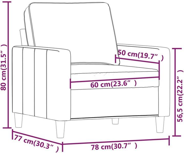 Produktbild vidaXL Sessel