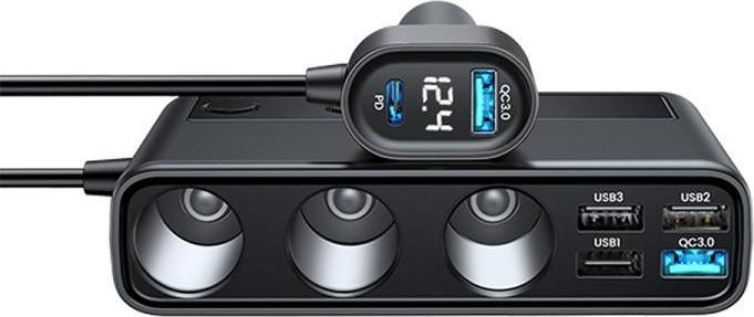Actual product image Joyroom Multiport Car Cigarette Lighter