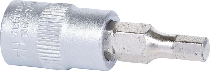 Produktbild KS Tools 1/4 Bit-Stecknuss Innensechskant. 4mm 911.1437 (4 mm)
