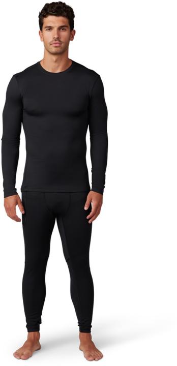 Actual product image Fox Tee 23 Tecbase Fire Ls Shirt Blk 2x (XXL)