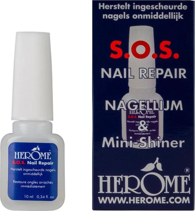 Produktbild Herome SOS Nail Repair - Repairs Torn Nails - Nail Glue 10ml (10 ml)