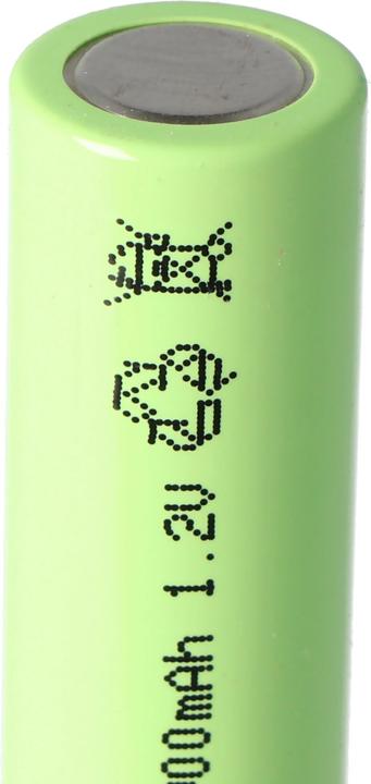 Actual product image XCell NiMH Akku Flat Top Mignon AA 900mAh Industrieausführung mit flachem Pluspol (AA, 900 mAh)