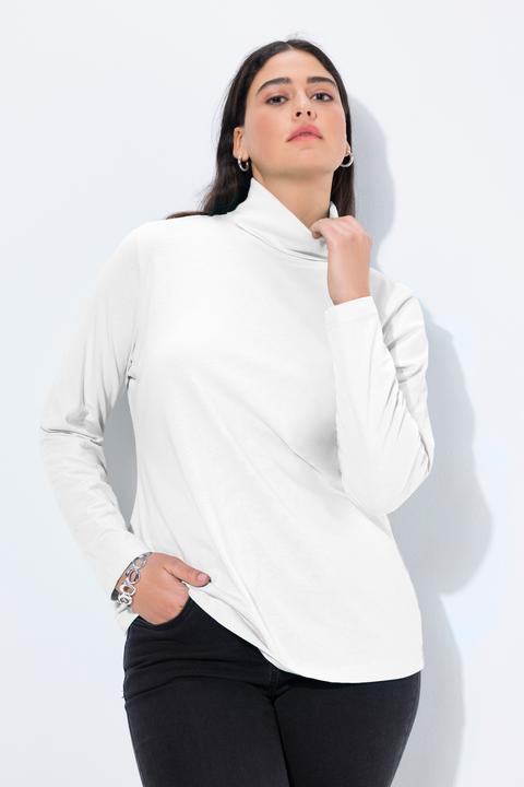 Produktbild Ulla Popken Shirt, Rollkragen, Slim, Langarm (58)