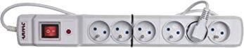 Produktbild Armac M6/25/SZ Überspannungsschutz MULTI M6 (6 Lizdai) 2,5 m Pilka (6x, CEE 7/3, 3 m)