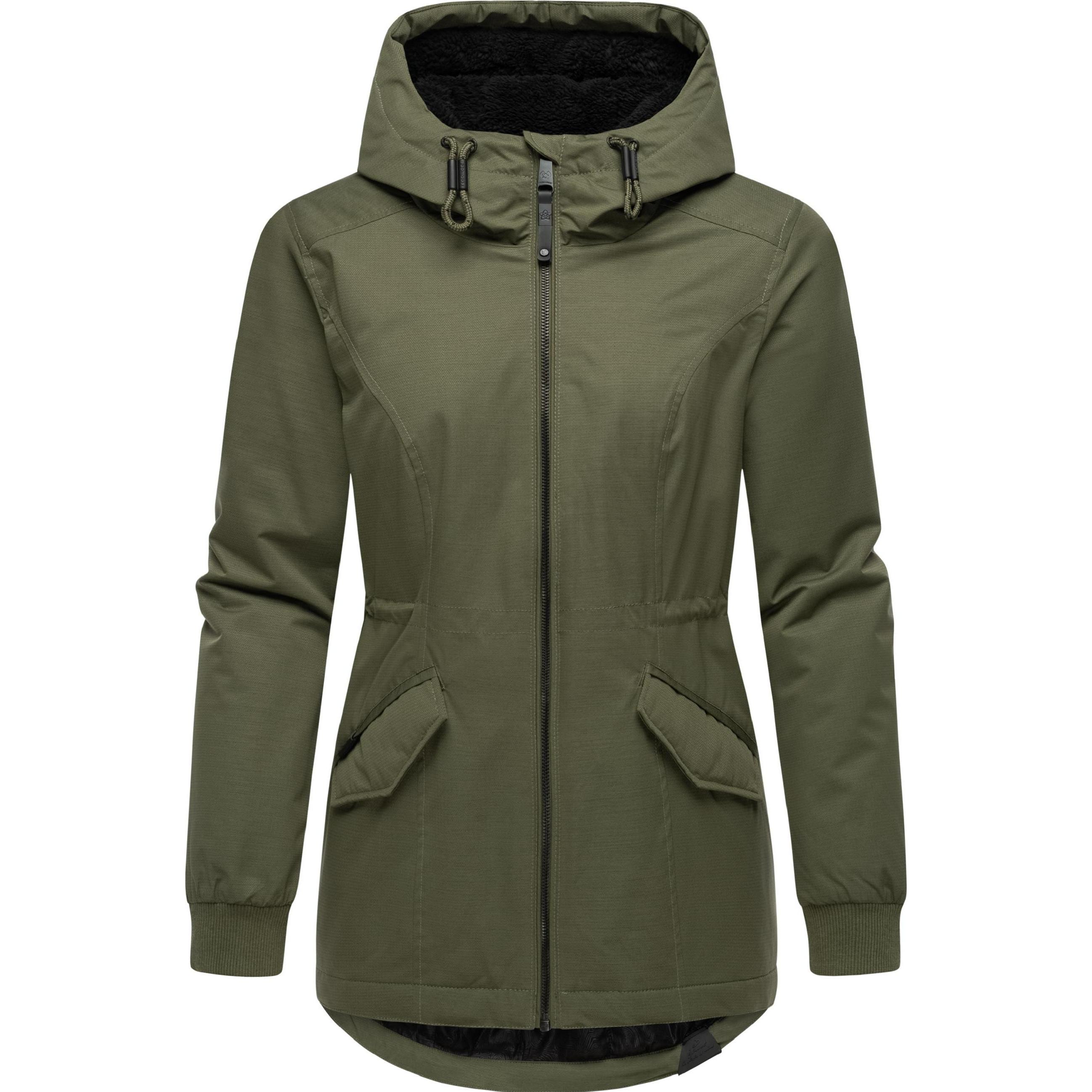 Ragwear, Damen, Jacke, Dowey Warm Rain (L), Grün, L