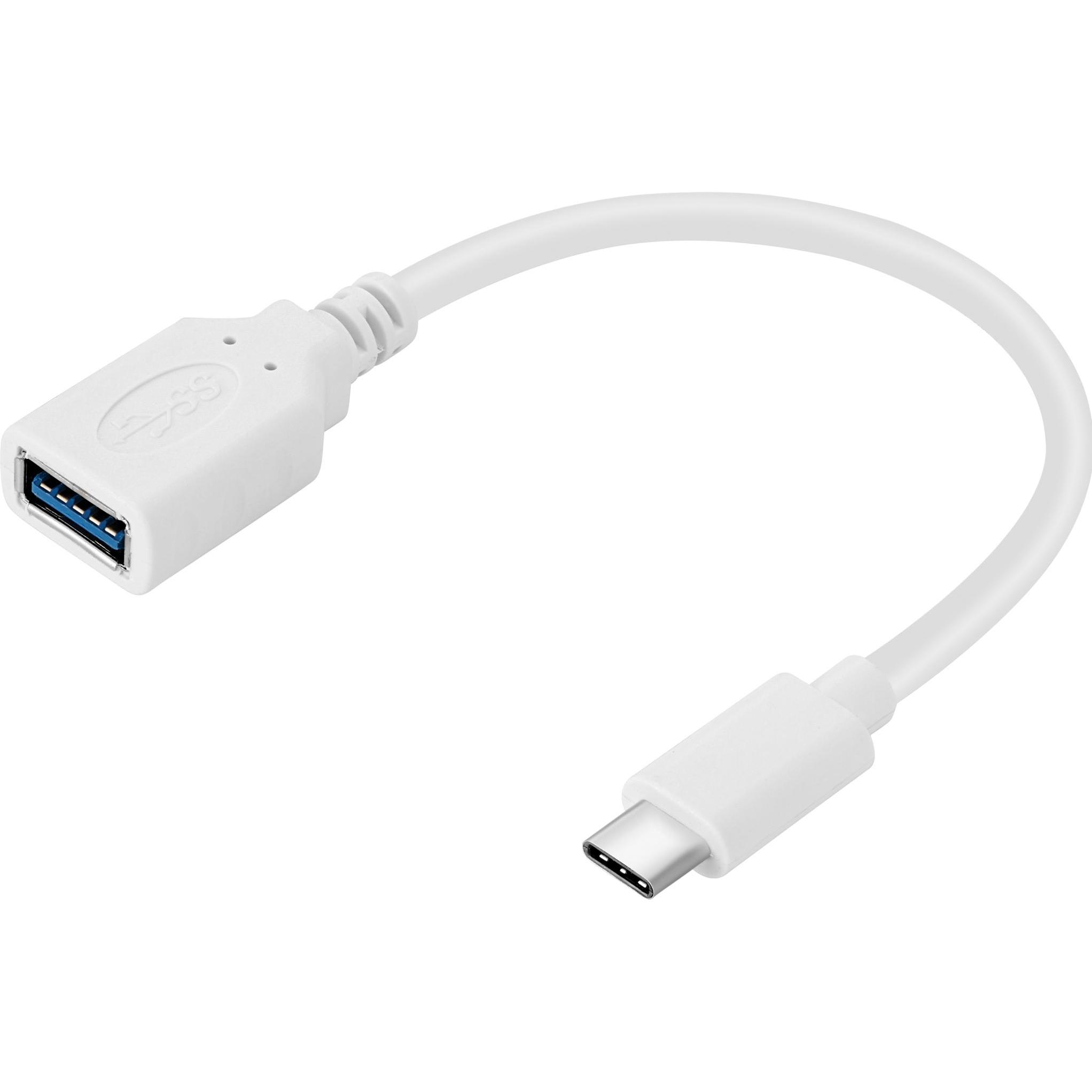 Sandberg USB Typ-C zu (0.10 m, USB 3.2 Gen 1) (136-05)