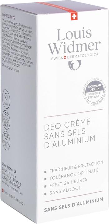 Actual product image Widmer Louis Deo Creme ohne Aluminiumsalze parfumiert 40 ml (Crème, 40 ml)