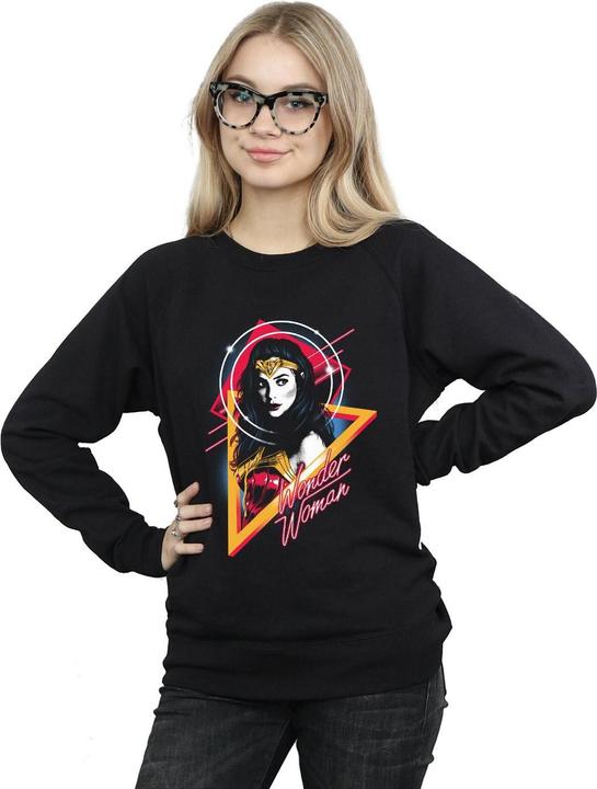 Actual product image Womens/Ladies Wonder Woman 84 Diana 80s Triangle Sweatshirt (M)