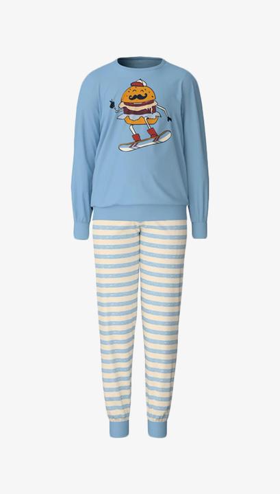 Actual product image Calida Pyjama " Kids Stripes " blau (164)