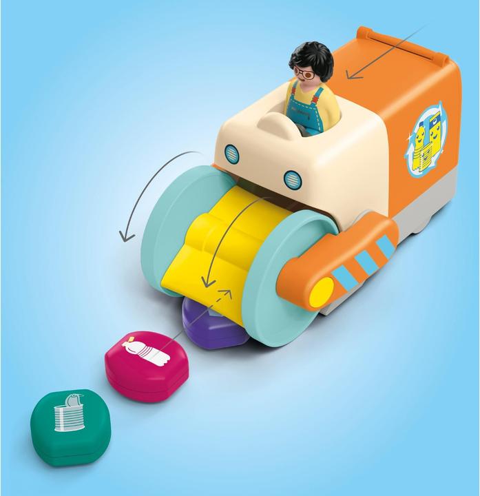 Produktbild Playmobil JUNIOR: Spassiges Müllsammelfahrzeug (71774, Playmobil Junior)