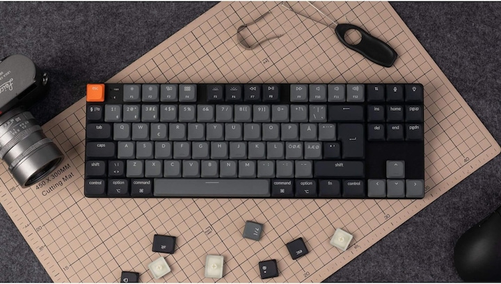 Produktbild Keychron K1 QMK (Version 6) (CH, Kabellos, Kabelgebunden)