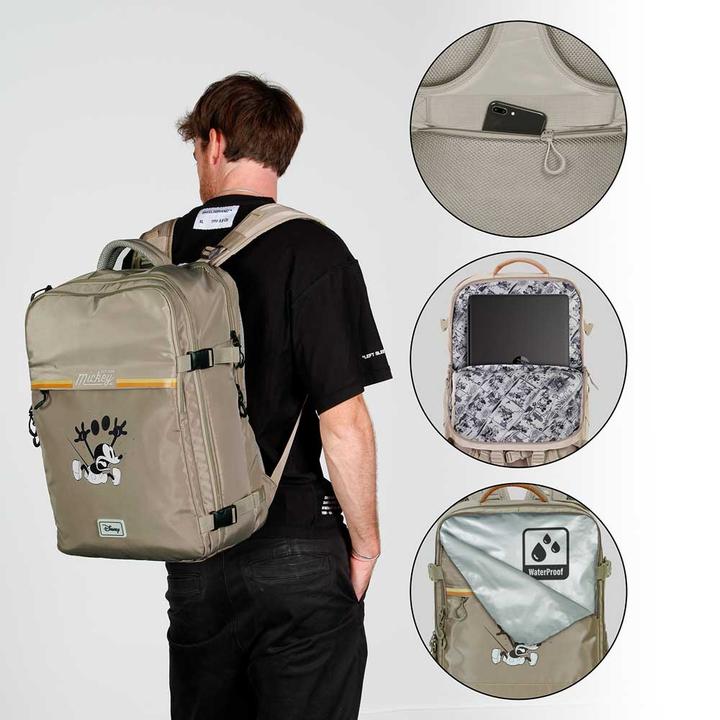 Actual product image Karactermania Large Mercury Travel Backpack 47x23x33cm Face