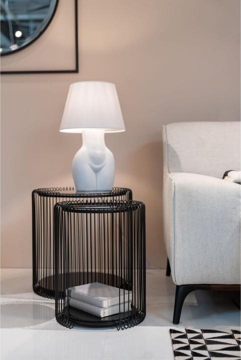 Image du produit Kare Design Beistelltisch Wire Double Schwarz (2/Set)