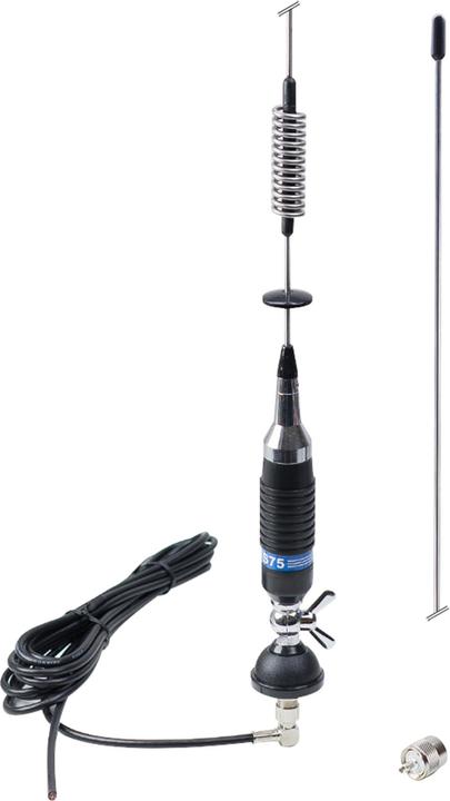 Produktbild PNI CB-Antenne S75 mit Butterfly, Halterung, Kabel und PL-Stecker
