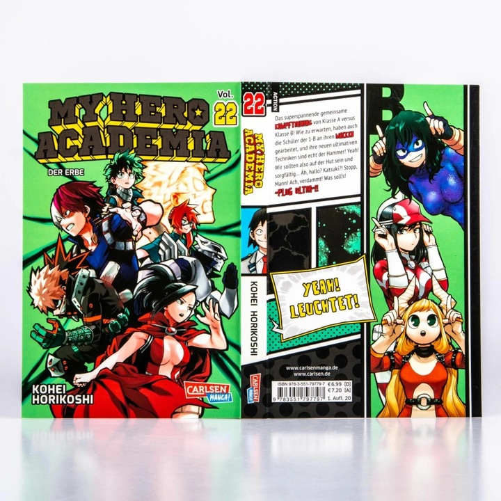 Actual product image My Hero Academia 22 (German, Kohei Horikoshi, 2020)