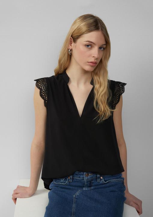 Immagine prodotto S.Oliver Bluse Locker geschnittenes Blusentop aus Viskose (38)