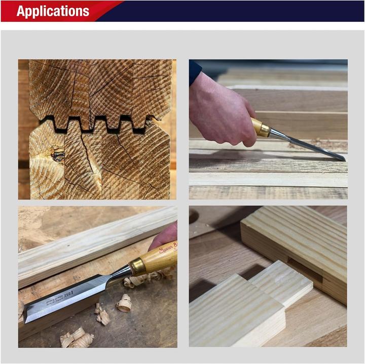 Actual product image Spear & Jackson Professional Wood Chisel Set