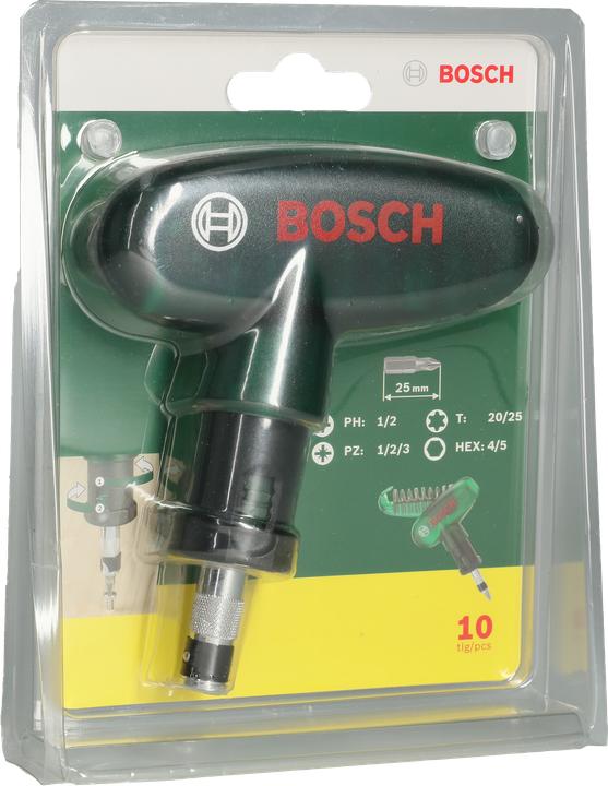 Produktbild Bosch Zubehör Schrauberbit-Set Pocket, 10-teilig (Innensechsrund TX)