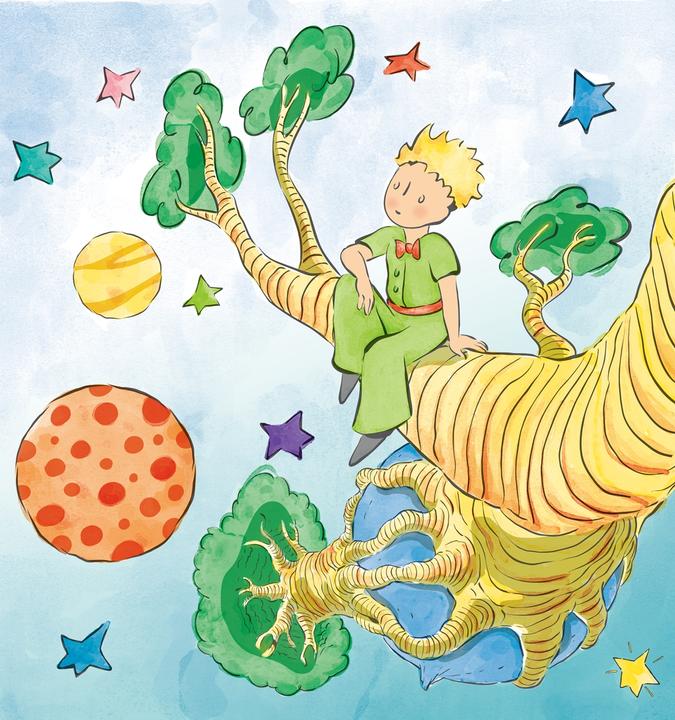 Actual product image Avenir Wassermalfarben-Buch Kleiner Prinz