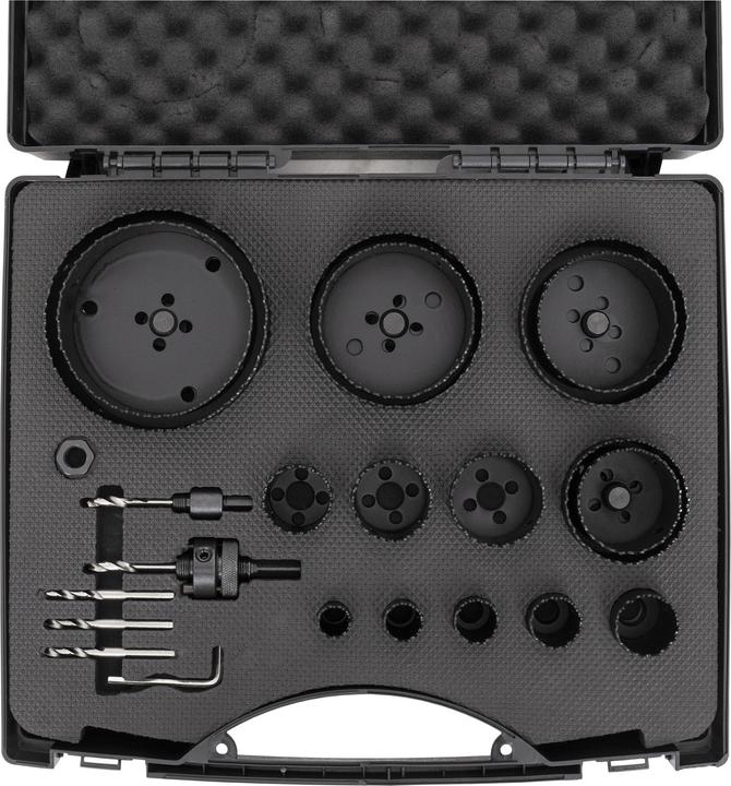 Produktbild Stier Lochsägen-Set HSS-Co8 Bimetall, 21-teilig, 19 - 121 x 44 mm (121 mm)