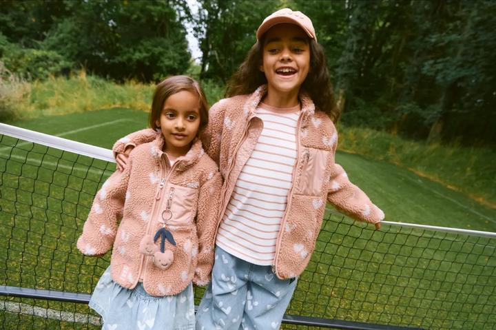 Actual product image Liewood Jacke Nolan Sweathearts Pale Tuscany (122)