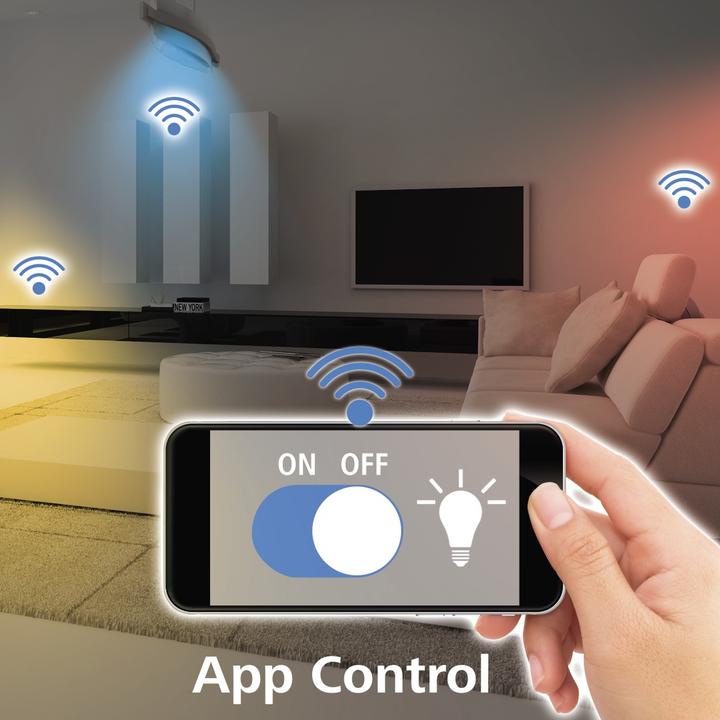 Produktbild Hama WiFi Lampe (E27, 806 lm, 1x)