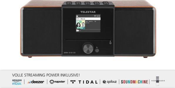 Immagine prodotto Telestar DIRA S 32i CD (DAB, FM, Web radio, Bluetooth, WiFi)