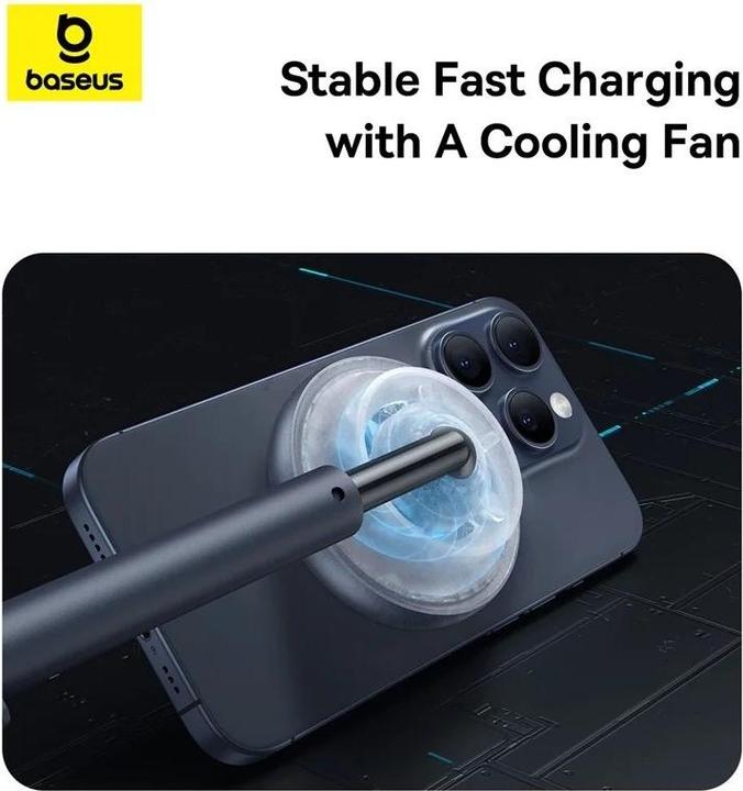 Produktbild Baseus Inductive Charger Stand Orbit 2 Pro Qi2 20W (gray) (20 W)