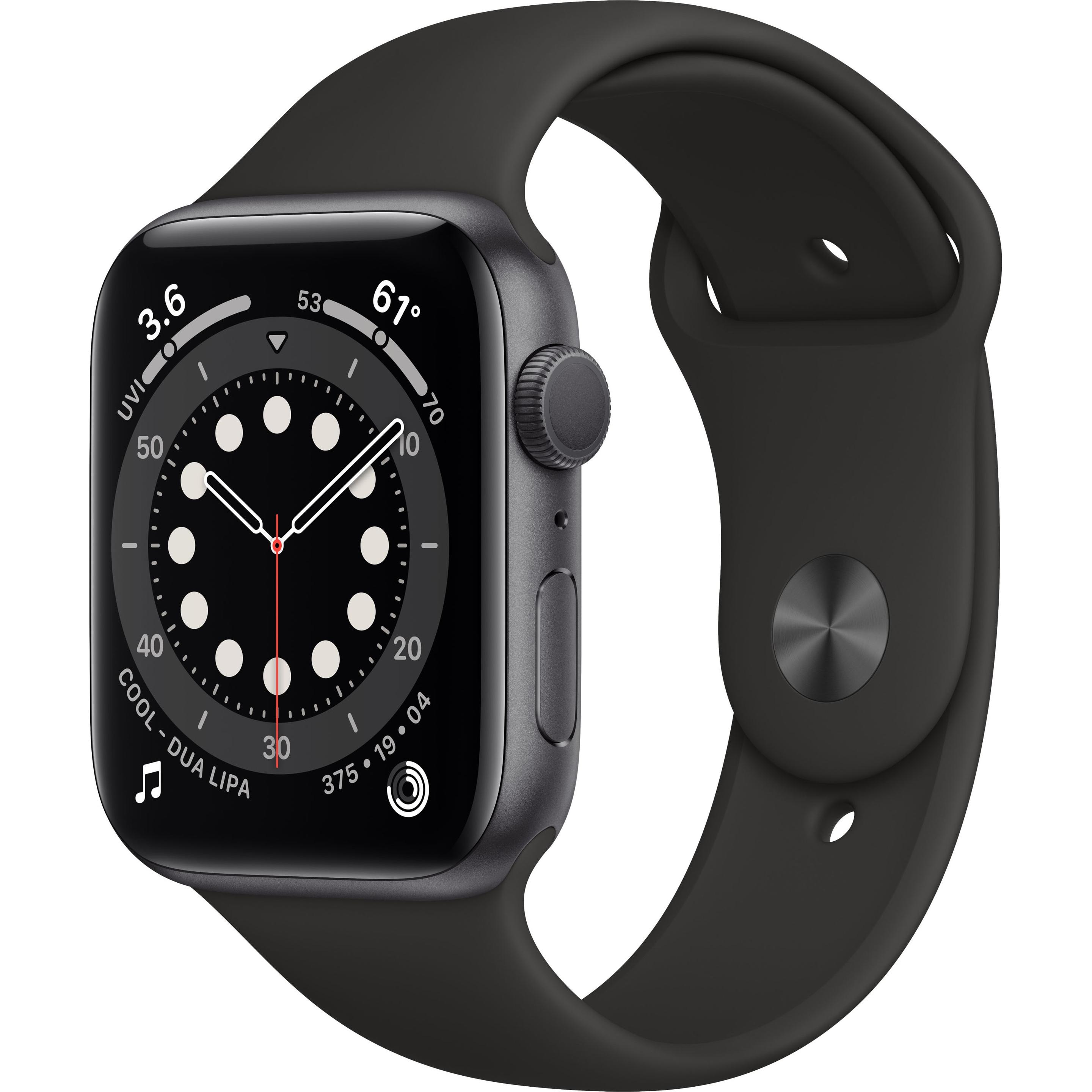 APPLE APPLE WATCH6 44 SGAL BK140-210 20… Apple Watch Series 6 - buy at Galaxus