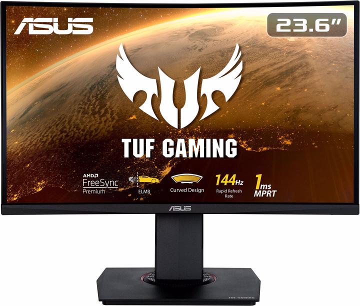 Actual product image ASUS TUF Gaming VG24VQ (1920 x 1080 pixels, 24")