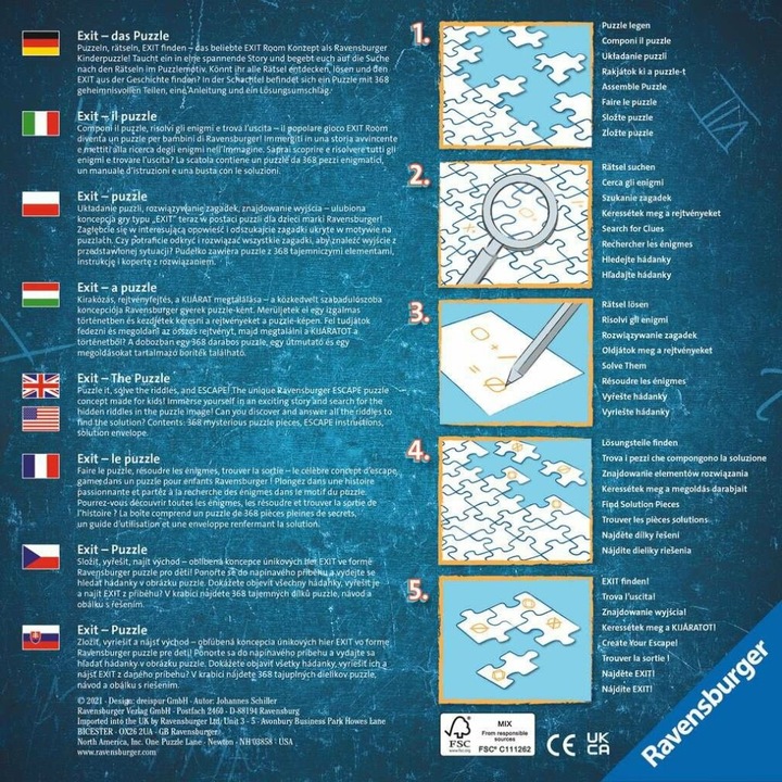 Actual product image Ravensburger The pirate adventure (368 pieces)
