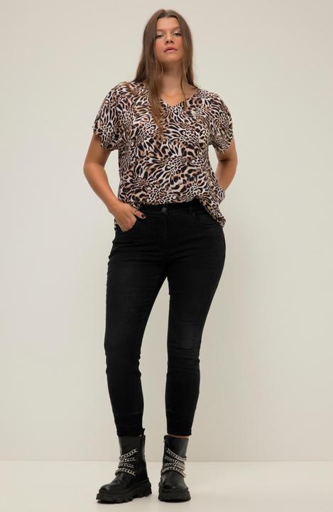 Produktbild Studio Untold Skinny-Jeans, Falten am Saum, 5-Pocket (54)