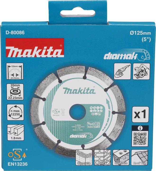 Image du produit Makita Diamak 125mm Diamanttrennscheibe