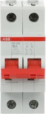 Actual product image ABB SD202/16 switch-disconnector 2P, 16A 2CDD282101R0016