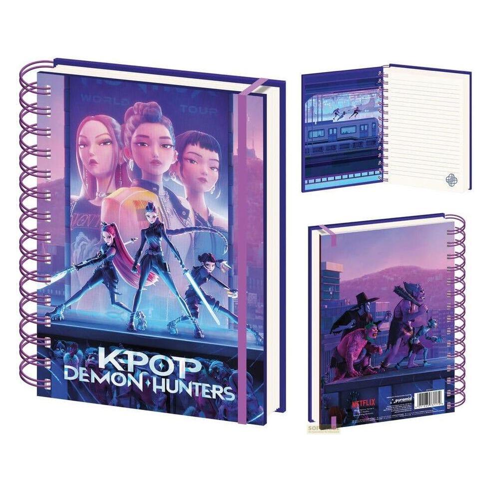 Pyramid, Notitieboekje + Schrijfblok, KPop Demon Hunters - Key Art (A5)