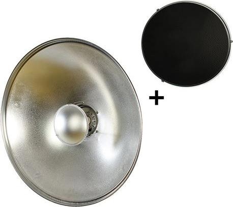 Actual product image Studioking Beauty Dish Silver SK-BD550 55 cm with honeycomb (Beauty dish)