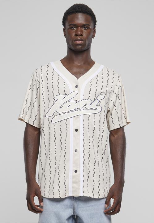 Produktbild Karl Kani KM233-014-1 KK Varsity Ziczac Pinstripe Baseball Shirt (S)