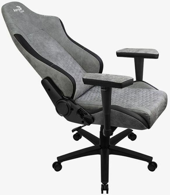 Produktbild AeroCool Fotel CROWN AeroSuede Stone Grey