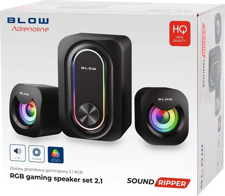 Actual product image Blow Głośniki komputerowe 2.1 gamingowe z subwooferem